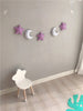 Star Moon Nursery Garland - Nursery Decor - Nursery Wall Hanging, Decoration, Kids Room, Nursery Accessory, Playroom Accessory, Baby Shower