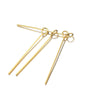 100pcs Gold Wholesale Ball Headpins - Gold Ball Head Pins Ball End - Wholesale Jewelry Findings Jewelry Making Supplies Bulk Lot 20 30 mm
