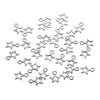 Small Star Charms Double 2 Sided Charms Bulk Charm Antique Silver Tone Celestial - Pendant Charm for Bracelet - Jewelry Making Supplies