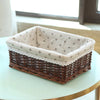 Rattan Storage Box - Storage Chest - Woven basket With Lid - Handmade Organizer Basket - Wicker Storage - Toy Trunk - Clothes Remote