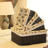 Rattan Storage Box - Storage Chest - Woven basket With Lid - Handmade Organizer Basket - Wicker Storage - Toy Trunk - Clothes Remote