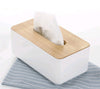 Wooden Tissue Box - Rectangular Modern Box - Handkerchief Box - Unpainted Decoupage Box - Home Decor - Plain Natural - Oak Wood