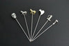 Martini Cocktail Pick, Light Appetizer, Dessert Skewers, Mixology Garnish Pins, Food Grade Stainless Steel Barware, Skull Horse Heart Sword