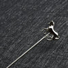 Martini Cocktail Pick, Light Appetizer, Dessert Skewers, Mixology Garnish Pins, Food Grade Stainless Steel Barware, Skull Horse Heart Sword