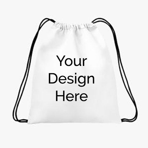 Custom Drawstring Bag - Personalized Drawstring Bag With Your Picture Photo Logo - Backpack - Gym Bag - Sports Bag - Gymnast Bag - Gift