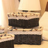 Rattan Storage Box - Storage Chest - Woven basket With Lid - Handmade Organizer Basket - Wicker Storage - Toy Trunk - Clothes Remote