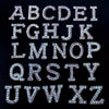 Alphabet Letter Iron On Rhinestone Patches Appliques Diamond Letters Embroidery Notions - DIY Gift Idea Personalized Clothing Making Supply