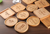 Personalized Coasters - Custom Coaster - Engraved Wooden Coasters - Bridal Shower - Wedding Gift - Monogram Coaster - Dining Table Decor