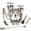 14 Pcs Bartender Kit - Barware for Bartending - Bar Utensils Set - Bar Accessories and Decor - Cocktail Shaker - Housewarming Birthday Gift