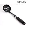 Nylon Kitchen Utensils, Matte Black Spoon, Spatula, Cooking Utensils, Kitchenware, Housewarming Gift Supplies, Tableware, Culinary Chef