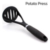 Nylon Kitchen Utensils, Matte Black Spoon, Spatula, Cooking Utensils, Kitchenware, Housewarming Gift Supplies, Tableware, Culinary Chef