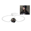 Custom Personalized Round Photo/Name Bracelet - Gift for Her - Girlfriend Mom Wife Gift - Wedding Anniversary Gift - Birthday