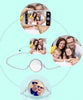 Custom Personalized Round Photo/Name Bracelet - Gift for Her - Girlfriend Mom Wife Gift - Wedding Anniversary Gift - Birthday