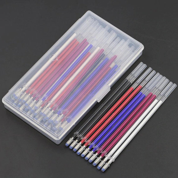 40 Fabric Marker Pen Refill Set - Water Erasable Pens - Quilting - Tailoring - Tailor Shop Craft Supplies Tools