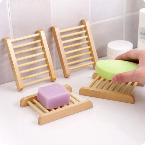 Natural Draining Soap Dish, Plate Holder Wooden Soap Rack Tray, Eco-Friendly, Biodegradable, Zero Waste, Sustainable, Bathroom Decor