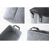 Felt Storage Basket - Closet Toy Book Hamper - Laundry Bag - Shelf Box Organizer - Living Room Bedroom Bathroom Toiletry Makeup Book Toy