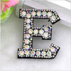 Alphabet Letter Iron On Rhinestone Patches Appliques Diamond Letters Embroidery Notions - DIY Gift Idea Personalized Clothing Making Supply