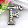 Alphabet Letter Iron On Rhinestone Patches Appliques Diamond Letters Embroidery Notions - DIY Gift Idea Personalized Clothing Making Supply