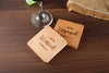 Personalized Coasters - Custom Coaster - Engraved Wooden Coasters - Bridal Shower - Wedding Gift - Monogram Coaster - Dining Table Decor