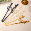 Personalized Name Drink Stirrers Custom Swizzle Sticks Bridal Wedding Party Picks Table Centerpiece Birthday Decor Cocktail Bar Accessories