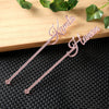 Personalized Name Drink Stirrers Custom Swizzle Sticks Bridal Wedding Party Picks Table Centerpiece Birthday Decor Cocktail Bar Accessories
