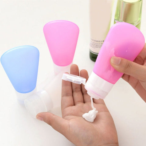 Lipgloss Squeeze Tubes - Reusable Refillable Gel Soap Cream Tube Container Storage - Empty Lip Balm Tubes Cosmetic Travel Bottle