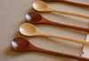 Long Handle Wooden Spoons, Coffee Ice Tea Honey, Stirring Serving Utensils, Japanese Style Wooden Spoon Kitchen Cooking Utensil Tool Supplies