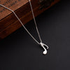 Silver Music Note Necklace, Musical Note Gift for Music Lover, Gift for Her, Gift for Singer Musician, Dainty Necklace, Charm Jewelry