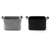Felt Storage Basket - Closet Toy Book Hamper - Laundry Bag - Shelf Box Organizer - Living Room Bedroom Bathroom Toiletry Makeup Book Toy