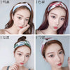 Womens Headbands Twisted Knot Floral Hair Bands - Fashion Twist Knot Headband Elastic Head Wrap Turban Yoga Hair Band Sports Headwrap