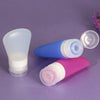 Lipgloss Squeeze Tubes - Reusable Refillable Gel Soap Cream Tube Container Storage - Empty Lip Balm Tubes Cosmetic Travel Bottle
