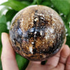 Coffee Opal Spheres, Chocolate Sphere, Small Black Sphere Black Opal Sphere, Black Opal Crystal, Crystal Ball, Black Opal Spiritual
