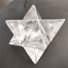 Quartz Crystal Merkaba Star - Natural quartz Crystal - White Crystal Reiki Healing Crystal - Energy Spiritual - Sacred Geometry Chakra