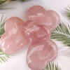 Heart Rose Quartz Crystal - Rose Quartz Heart Crystal - Healing Crystals And Stones - Rose Quartz Heart Stone - Heart Chakra Crystals