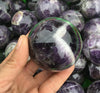 Large Real Natural Amethyst Crystal Ball | Healing Natural Amethyst Ball | Large Amethyst Crystal Sphere | Purple Crystal Ball | Reiki