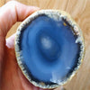 Enhydro Agate Stone, Semi Polished Agate Enhydro, Polished Face Enhydro Agate, Water Crystal, Geodes