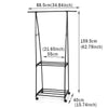 Clothing Rack, Movable Garment Rack with Wheels, Clothes Rack, , Garment Display, Furniture, Garment Rack Shop Display, Shirt Stand Drying