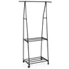 Clothing Rack, Movable Garment Rack with Wheels, Clothes Rack, , Garment Display, Furniture, Garment Rack Shop Display, Shirt Stand Drying