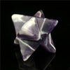Amethyst Natural Gemstone Merkaba Star - Reiki Healing Crystal - Spiritual Sacred Energy - Chakra Balancing Gift - Asteroid Meditation