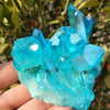 Aqua Aura Quartz Cluster, Blue Aura Quartz Cluster, Aura Quartz Cluster, Angel Aura Quartz Crystal, Crystal Healing Reiki Meditation Energy