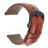 Vintage Calfskin Brown Leather Watch Strap, Leather Brown Strap, Leather Band 20mm/22mm/24mm Men's Strap
