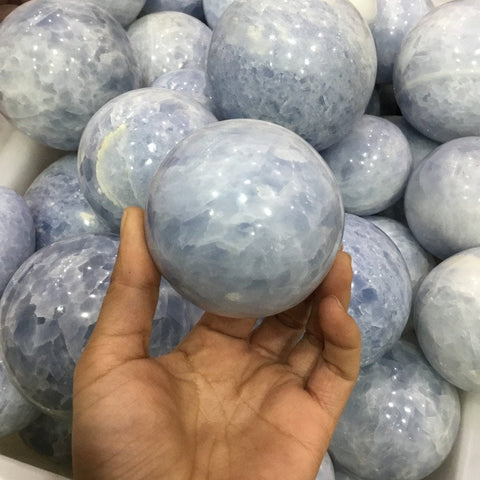 Celestite Sphere | Blue Celestite Sphere | Blue Celestite Ball | Celestite Stone | Crystal Ball | Crystal Sphere | Healing Crystal