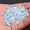 Tiny Aquamarine Chips, 100 Grams, Light Blue Gemstone Chips, Tumbled Undrilled Healing Gemstone, Polished Semi-Precious Rocks, Calming Stone