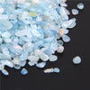 Tiny Aquamarine Chips, 100 Grams, Light Blue Gemstone Chips, Tumbled Undrilled Healing Gemstone, Polished Semi-Precious Rocks, Calming Stone