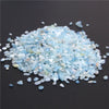 Tiny Aquamarine Chips, 100 Grams, Light Blue Gemstone Chips, Tumbled Undrilled Healing Gemstone, Polished Semi-Precious Rocks, Calming Stone