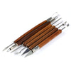 6 Pieces Clay Sculpting Carving Pottery Tools Polymer Modeling DIY Sculpture Craft Art Tool Set Art Supply Pottery Tools for Modeling