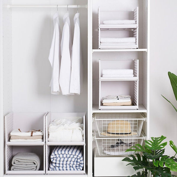 Closet Organizer - Stackable Storage Box - Bedroom Organizer - Clothes –  LightningStore