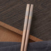 Japanese Style Steel Chopstick - Oriental Tableware Sushi - Chinese Chopstick - Natural - Reusable - Kitchen Supplies - Dining Dinner