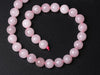 Natural Rose Quartz Round Bead, Beautiful Natural Pink Color Gemstone Bead, Faceted 4mm 6mm 8mm 10mm 12mm , Loose Beads 15 Inch Strand