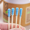200 Pcs Zero Waste Bamboo Cotton Buds - Plastic Free - Eco-friendly - Cotton Swabs - Cotton Tips - Bamboo Stems - Ear Sticks - Ear Buds